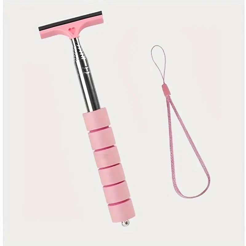 Extendable Windshield Wiper, Long Pole Car Rearview Mirror Wiper, Universal Car Accessories, Portable Car Lens Raindrop Cleaner, Car Detailing Accessories