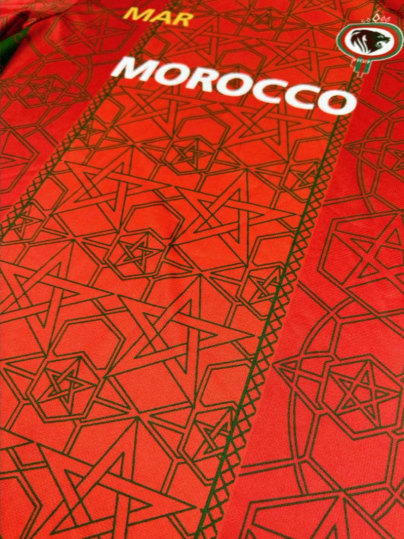 Moroccan men's football jersey, football sports shirt, and outdoor fitness running football T-shirt, suitable for football training matches, football enthusiasts, and men's gifts for the World Cup