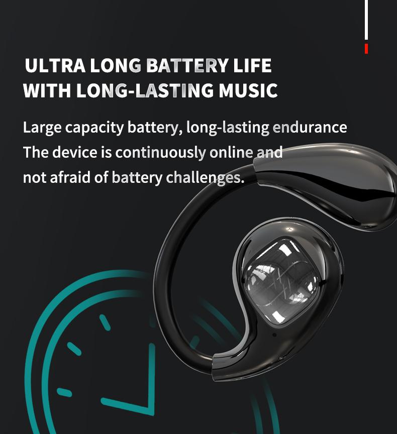 HYUNDAI YX46 Fashionable Open Wear Stereo Earphones Handbag Style Light Luxury Design, Comfortable Fit, Bluetooth 5.4, HIFI Sound, Sport & Travel Ready Perfect Gift for Girlfriend