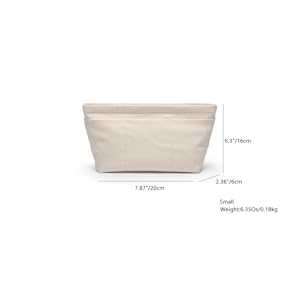 Tote Purse Insert Handbag Organizer Shaper Handbag Liner Bag Bag Divider Organizer Insert (L-With Zipper)