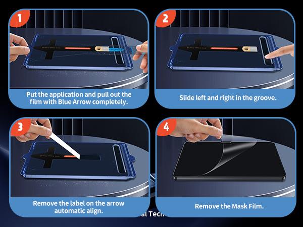 MAGIC JOHN iPad Tempered Glass Screen Protector Apple Pencil Compatible Case Friendly