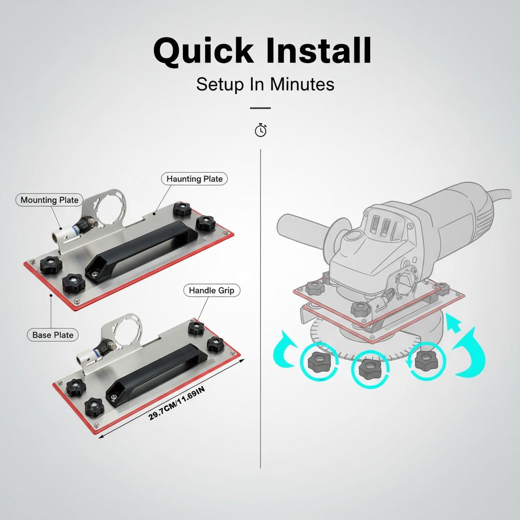 High Precision Aluminium Alloy Cutting Machine, Ideal for Tile & Marble Chasing, Durable Design for Efficient Performance