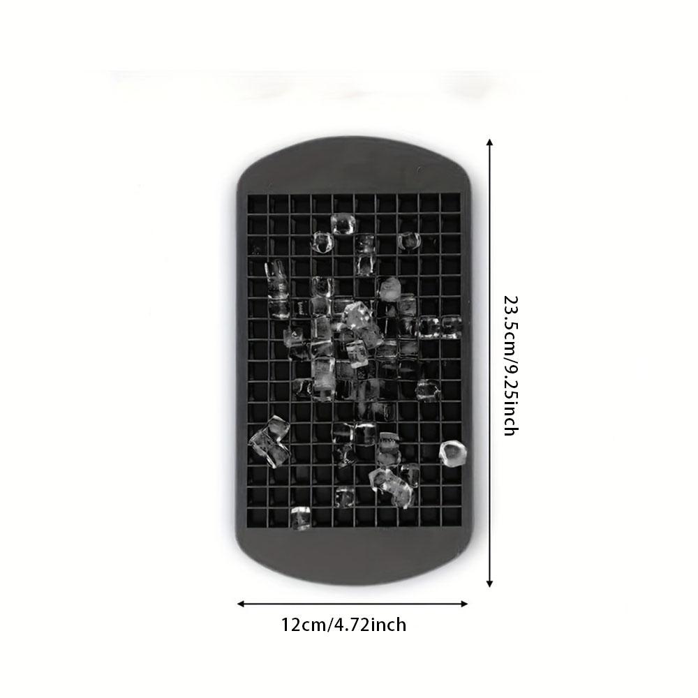 Silicone Mini Ice Cube Tray Set, Stackable Molds for Whiskey Cocktails Drinks, Durable Soft Release, Perfect Party Gift Home Use Christmas Present, Home Bar Accessories