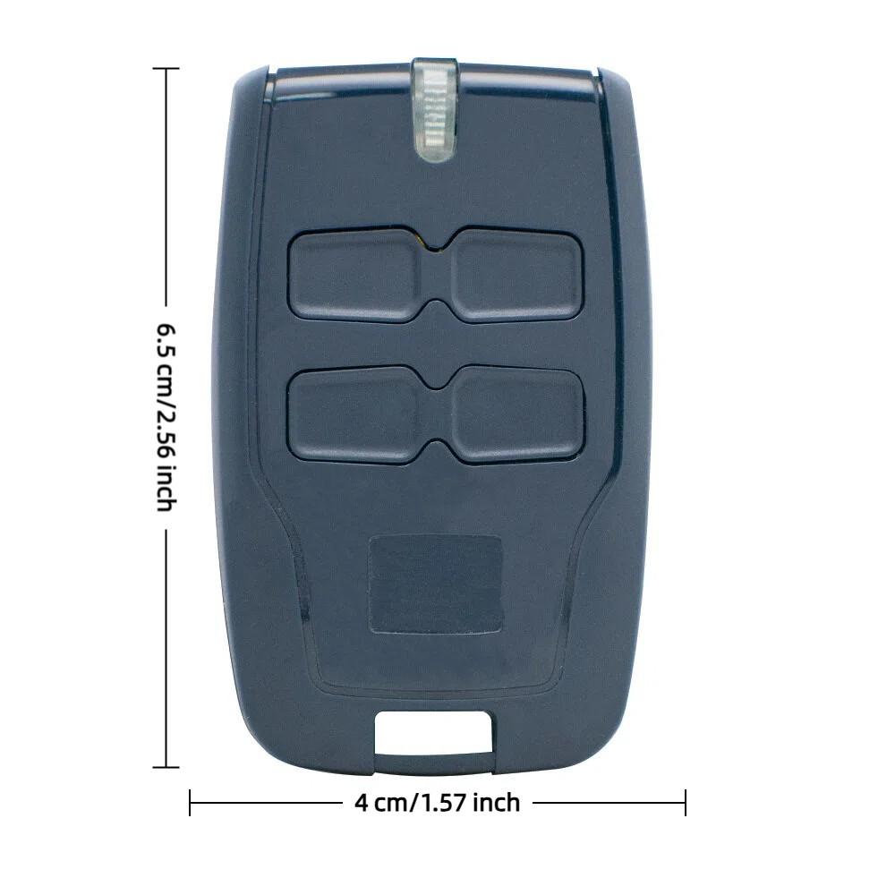 433mhz Wireless Garage Door Remote Control, Rolling Code Technology, 2/4 Button Options, Easy-To-Use Keychain Design