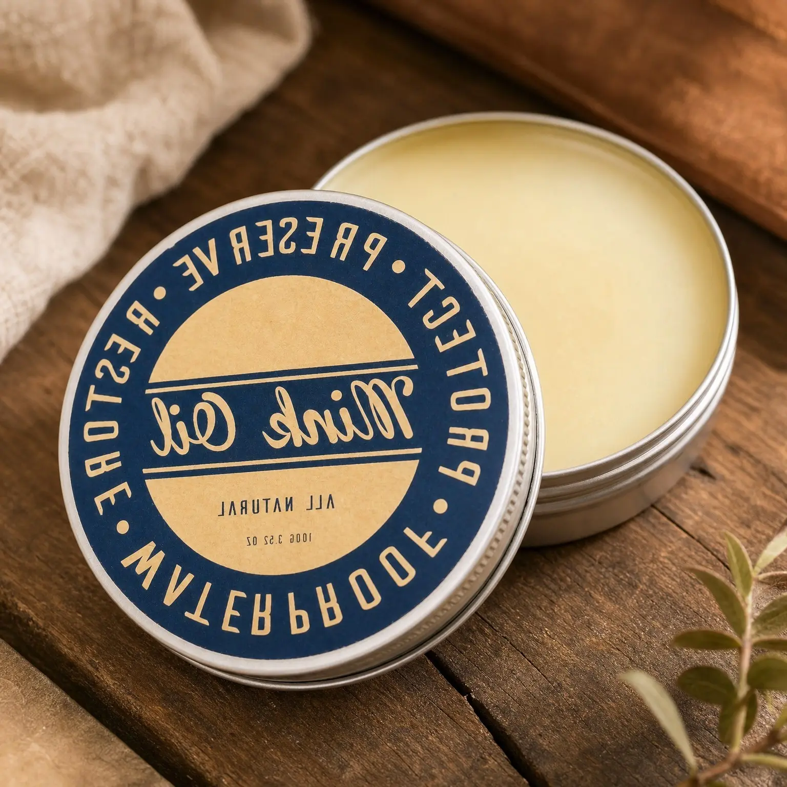 Mink Oil for Leather Boots - Leather Conditioner and Cleaner, Waterproof, Soften and RestoreGift