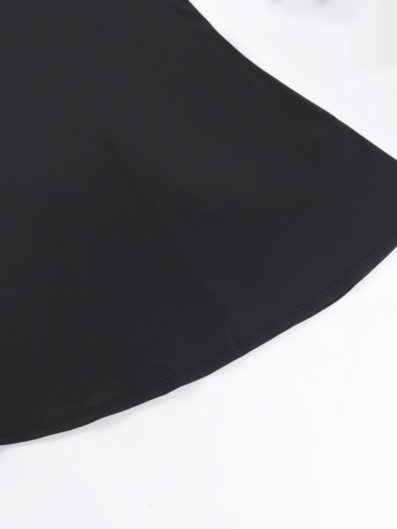 One Shoulder Lace Trim Dress, Elegant Spaghetti Strap Design, Perfect for Party, Casual & Formal Wear, Stylish Women's Clothing