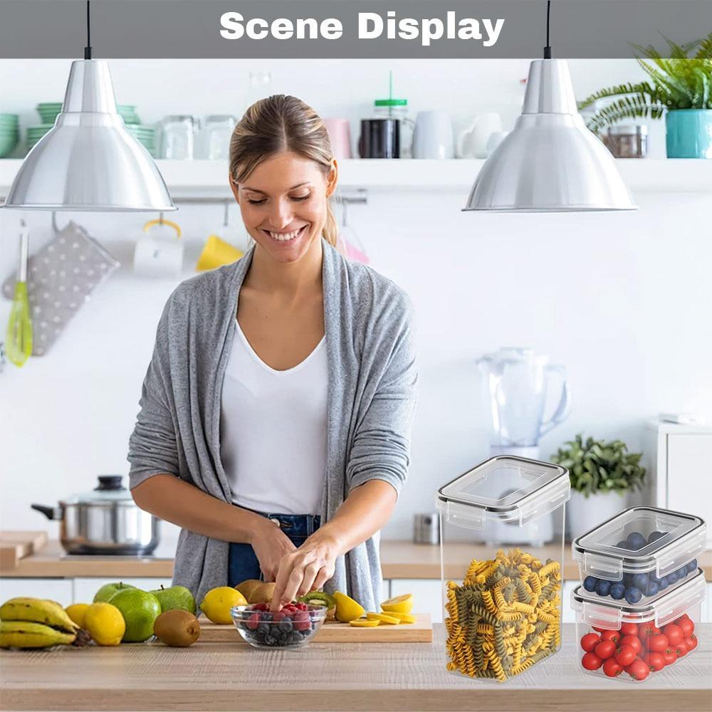 24pcs Food Storage Container Set, Fresh-Keeping Boxes, Easy-to-Secure Lids - Airtight Plastic Containers, Suitable For Pantry, Travel, Outdoor Picnics, Kitchen Organization, Comes With Labels And Marker, mothersdaygift#Summervibes 24pcs Food Storage Container Set, Fresh-Keeping Boxes, Easy-to-Secure Lids - Airtight Plastic Containers, Suitable For Pantry, Travel, Outdoor Picnics, Kitchen Organization, Comes With Labels And Marker, mothersdaygift#Summervibes