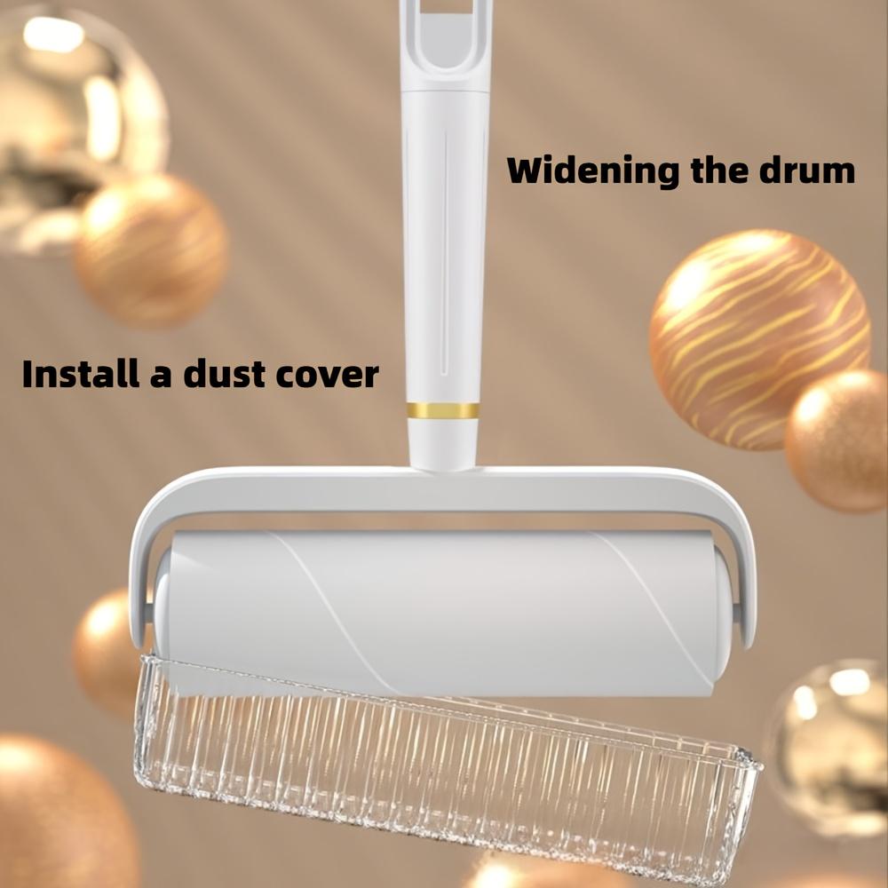 Pet Hair Removal Tool with Dust Cover, 6.3 Inch Wide Large Fur Roller, Removes Pet Hair, Smoke Debris, Food Residue, Cat and Dog Fur Remover