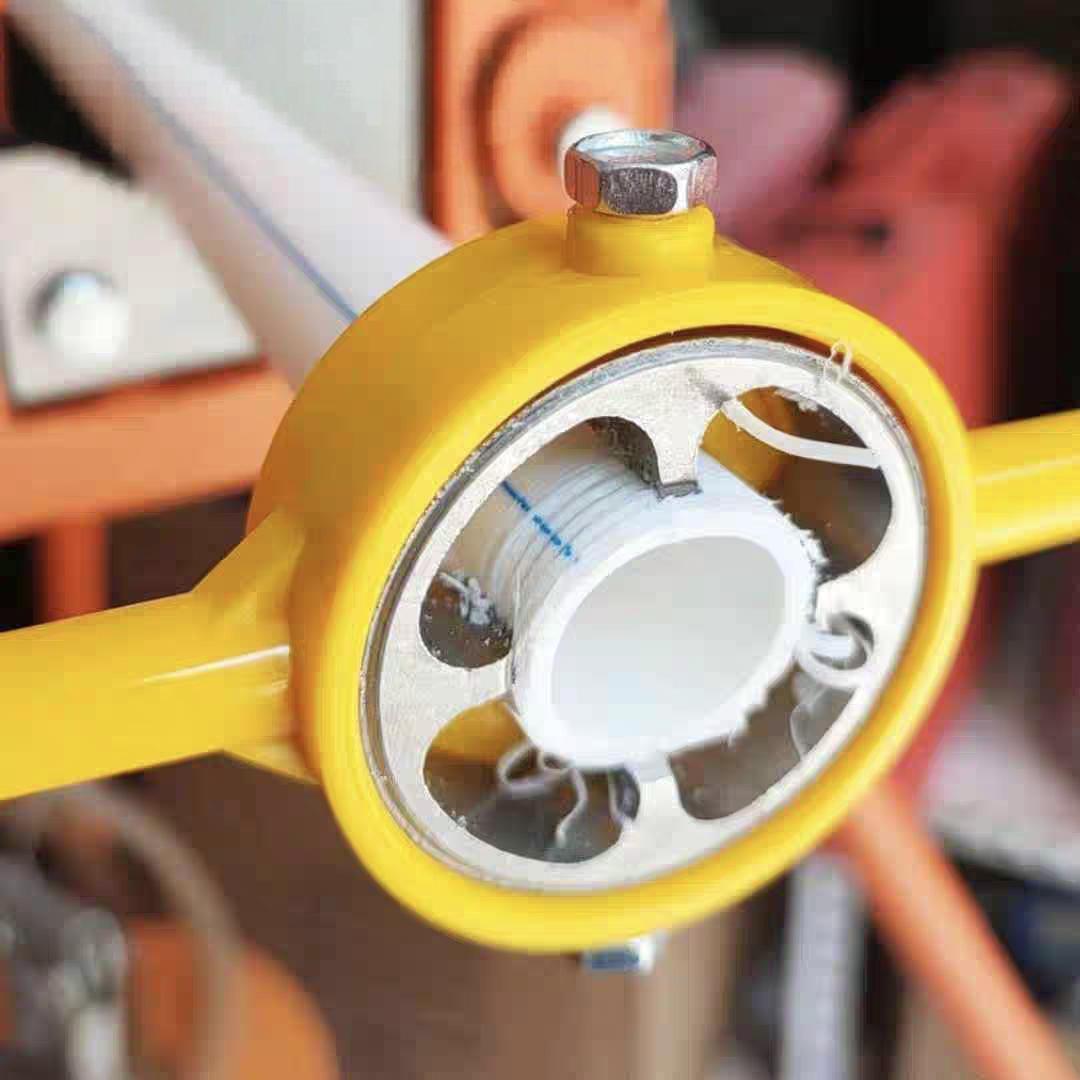 Plastic Pipe Threading Tool Set, Manual Tapping Tool for Plastic Pipes, Handheld Pipe Tapping Accessories, Durable and Easy to Use