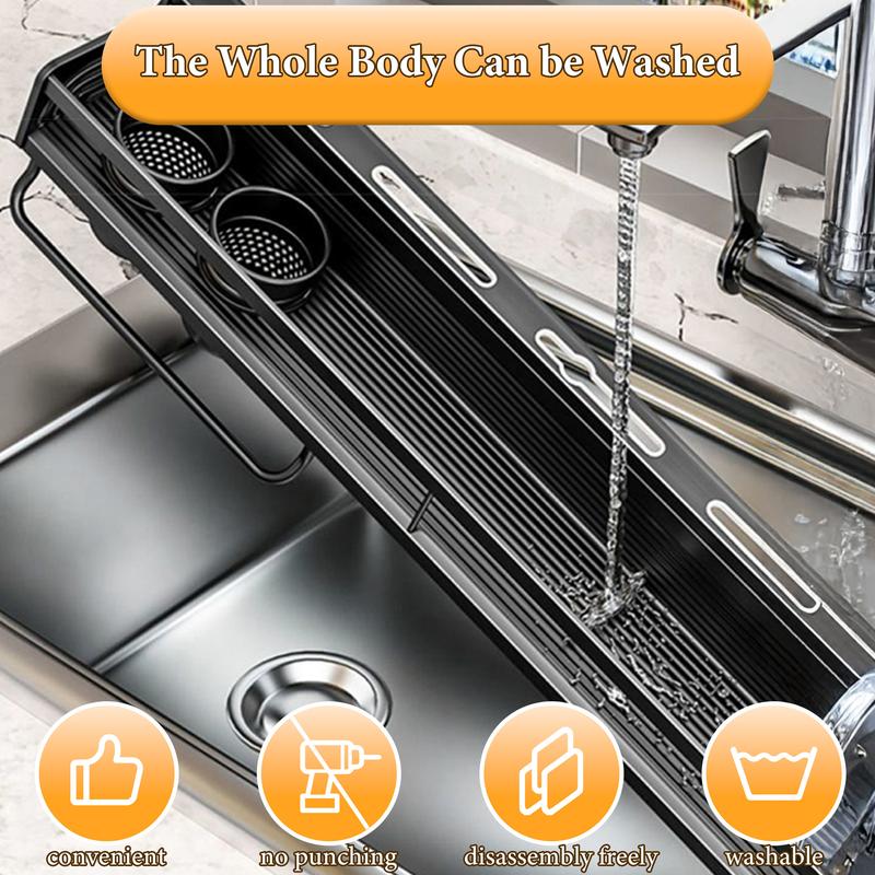 Raybee Storage Spice Rack, Space-Saving Wall-Mounted Kitchen Spice Rack, No-Drill Needed, Carbon Steel Shelf Kitchen Organizer, Spice Jar Organization with Hooks, Perfect for Utensils, Lids, and Seasoning Jars