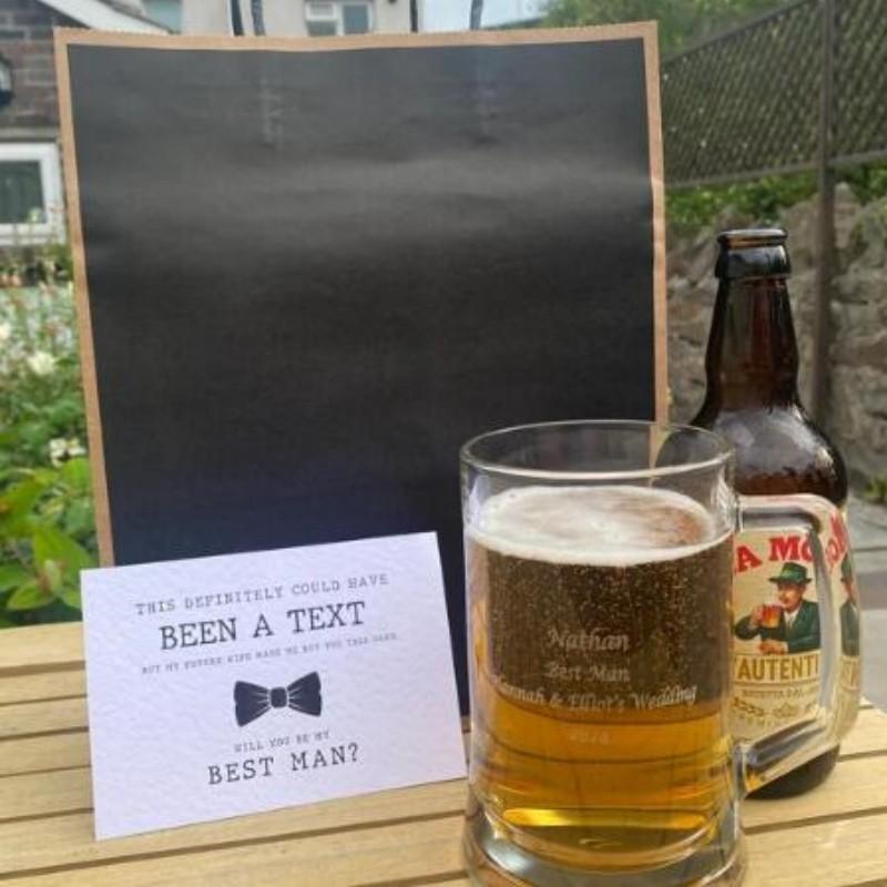 5 Funny Wedding Groomsman Invitation Cards, Creative Gift for Best Man, Includes Envelope, Perfect for Pre-Wedding Party Surprises