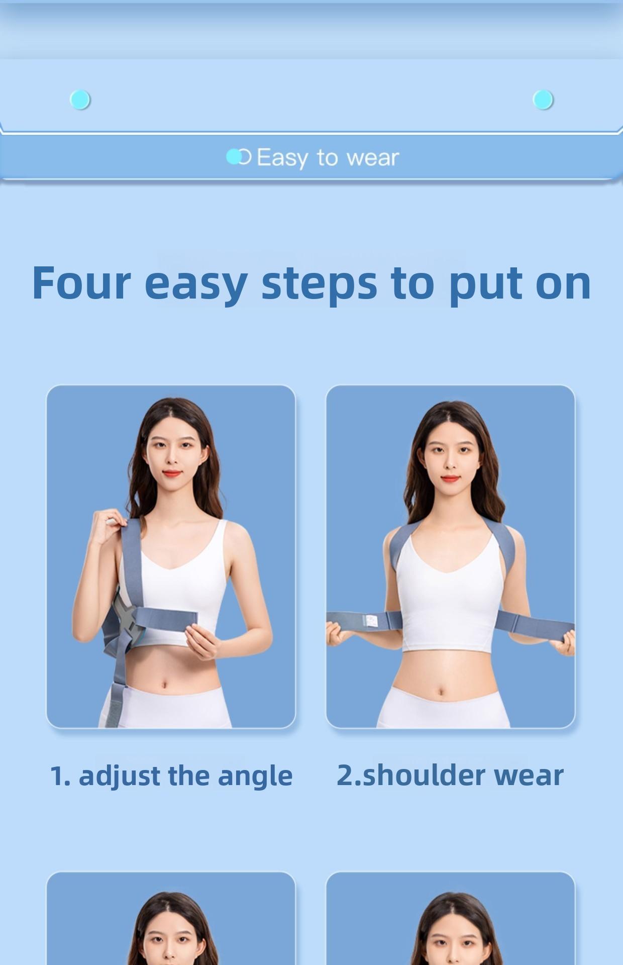 Humpback correction belt for adults, invisible shoulder and back corrector, posture correction device, spinal scoliosis straight back corrector