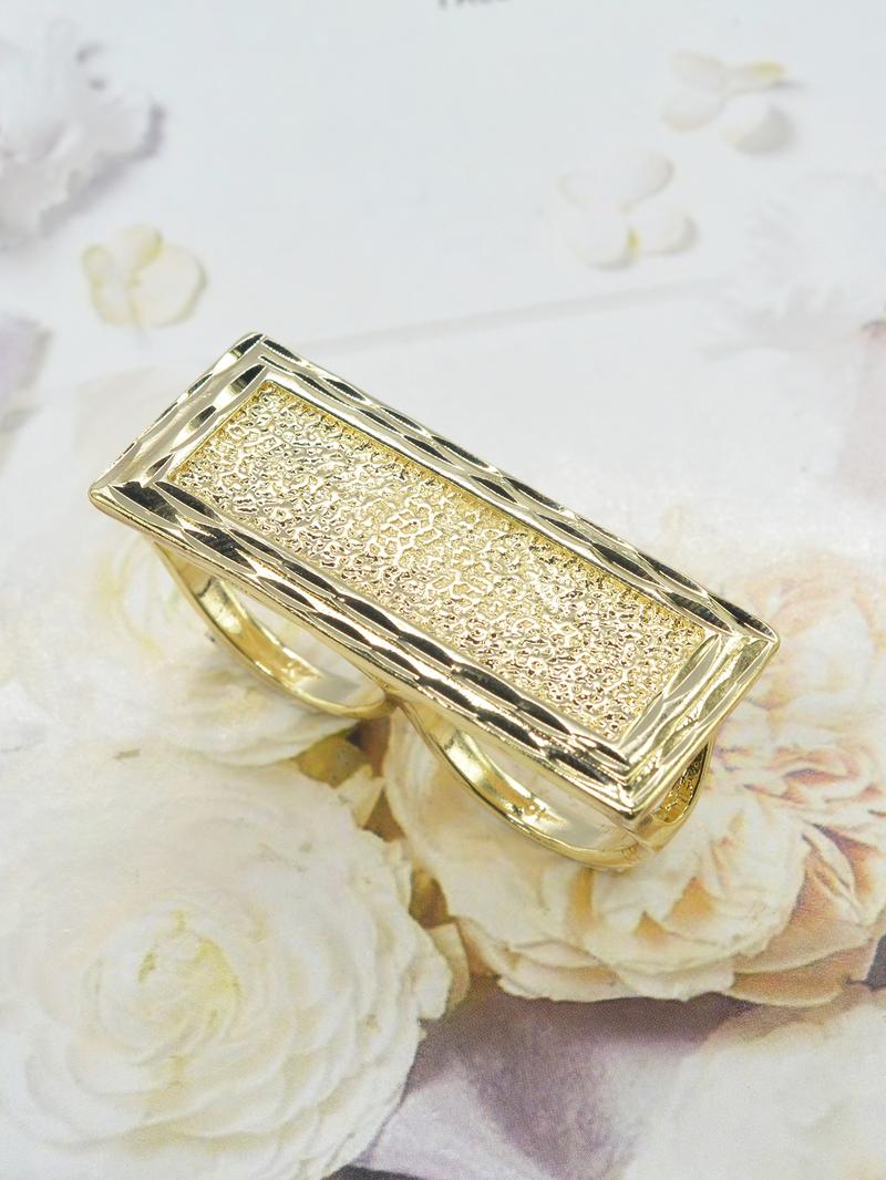 Men's Fashion Hip-Hop Dollar Bill Ring Set, Hollow Out Design, Perfect Gift for Men, Ideal for Daily Wear & Special Occasions