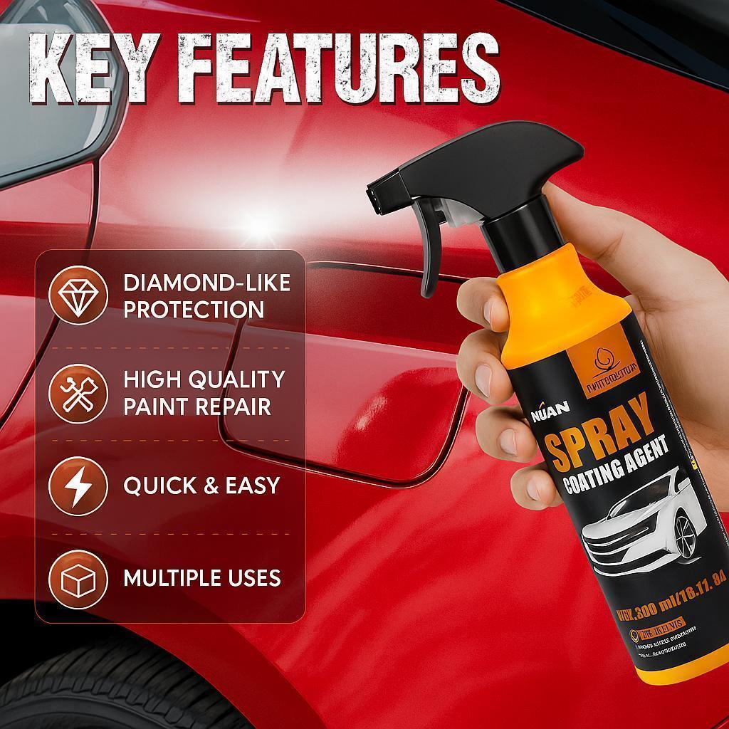 Spray coating agent；NUAN nano car coating sprayNUAN Car Paint Coating – 300ml, long-lasting protection, water-repellent, anti-stain, easy daily car care solution.-MY0522