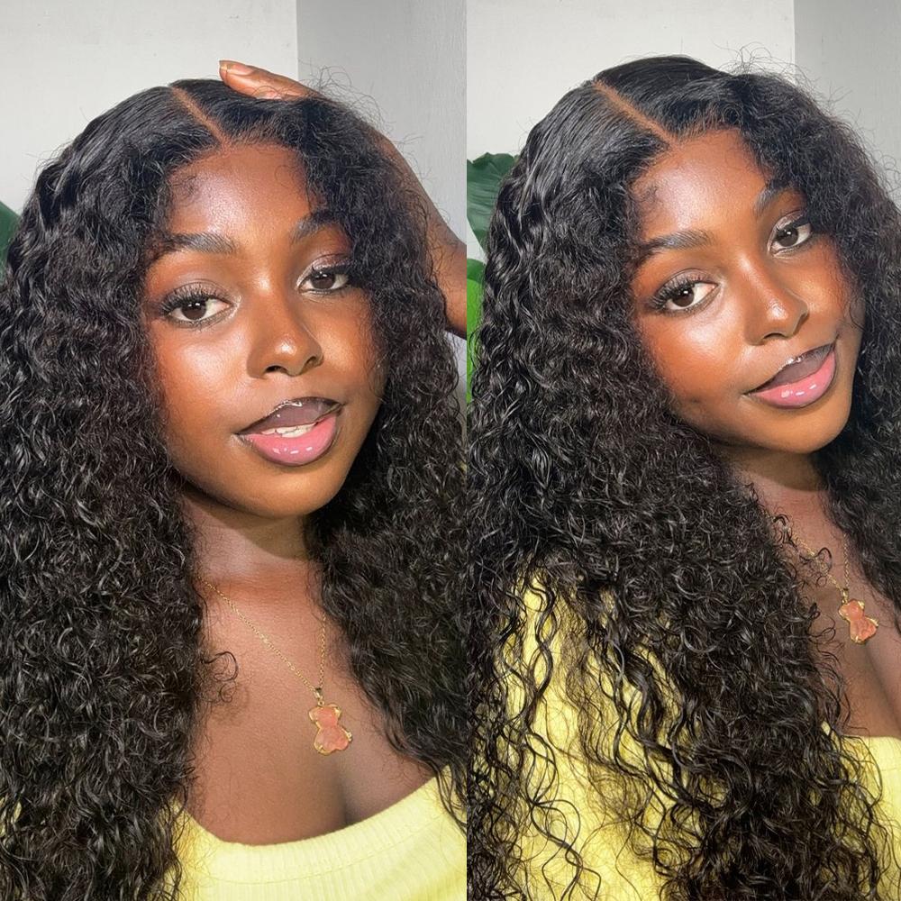 Burmese Curly Lace Closure 5x5 4x4 HD Transparent Lace 100% Virgin Human Hair Burmese Curly with Spiral Ends Lace Closure Free Part 15A Virgin Human Hair Extensions 180% Density Closure Pre Plucked Natural Black Color