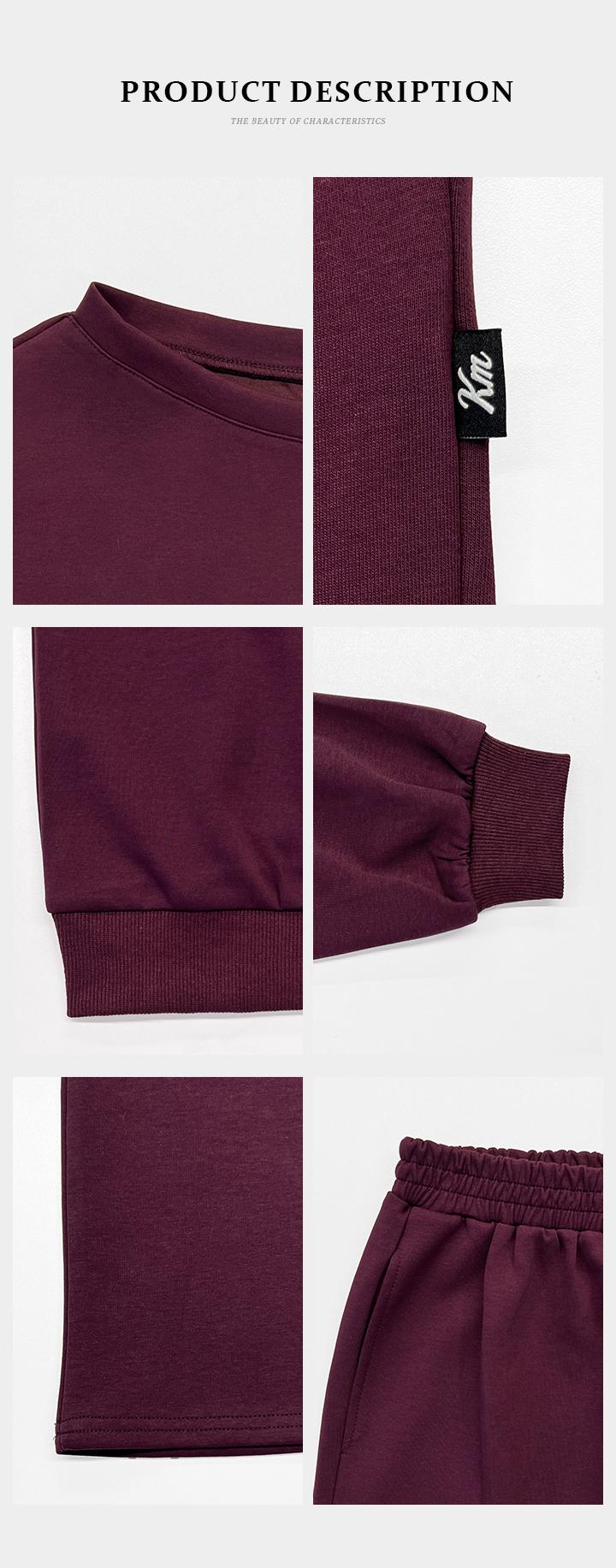 KatchMe Women's Leisure Solid Color Sloping Shoulder Long Sleeve Top & Wide Leg Trousers Co-ord, Cozy Scoop Neck Loose Two Piece Outfits, Basic Womenswear KatchMe Women's Leisure Solid Color Sloping Shoulder Long Sleeve Top & Wide Leg Trousers Co-ord, Cozy Scoop Neck Loose Two Piece Outfits, Basic Womenswear