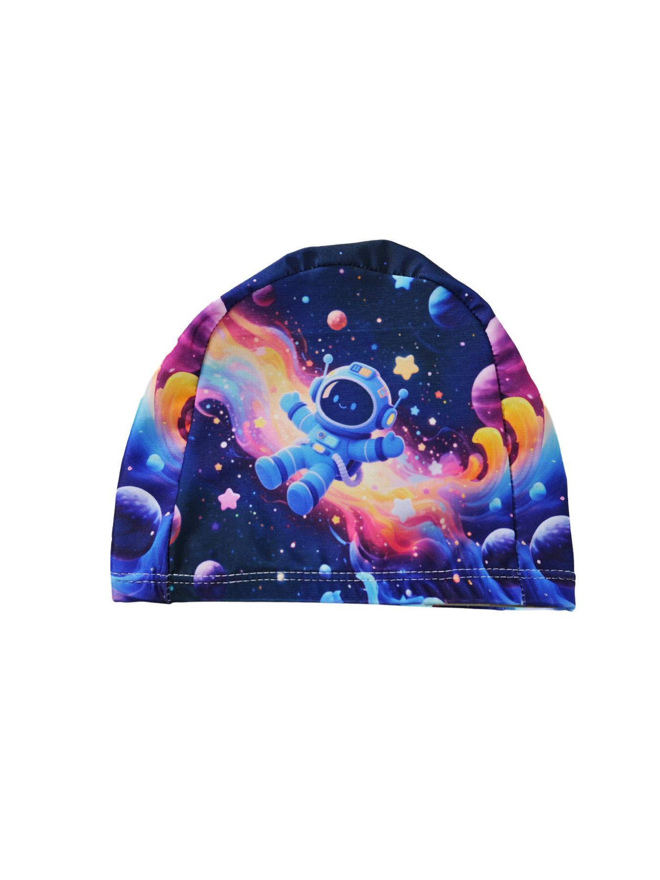 Ocean shaped children's swimming cap with cute animal patterns, suitable for swimming and beach play, comfortable and durable design, children's swimsuit accessories, suitable for swimming and beach play, suitable for infants and toddlers, 1 piece