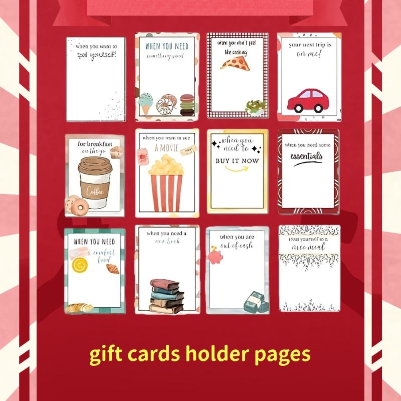 Gift card book surprise