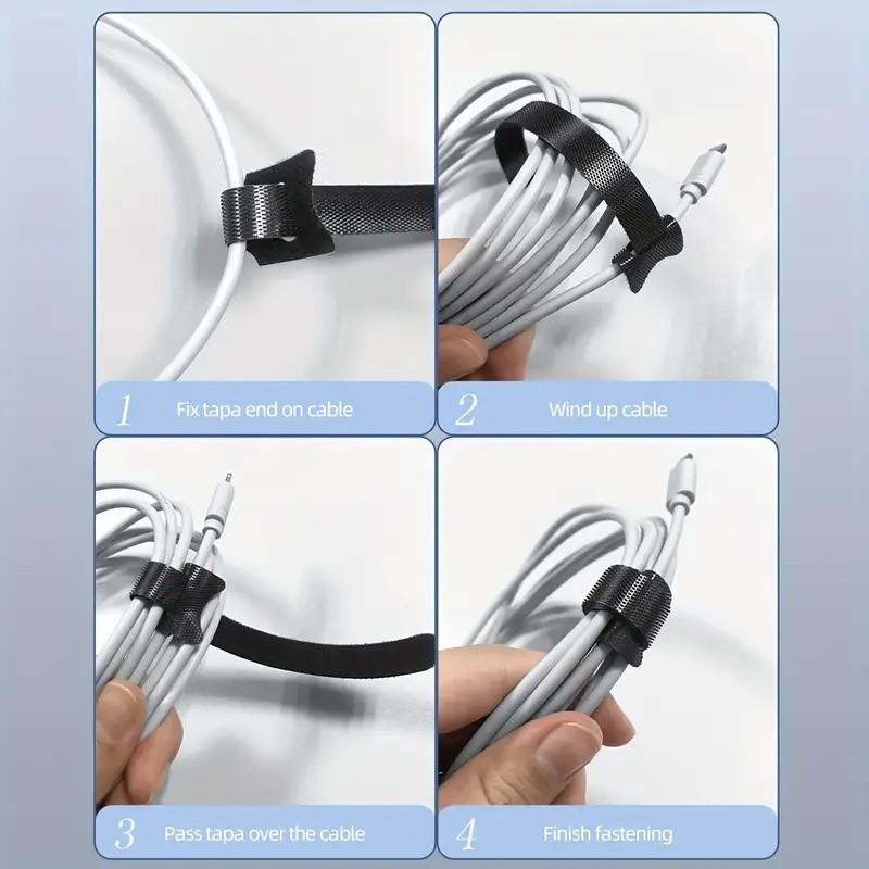 352 Piece Cable Management Tool Kit, Cable Organizer, 4 Cable Sleeves, 43 Clips, 10 Wire Holders, 22 Ties, 20 Wall Mounts, 200 Fasteners for TV Office Home Electronics