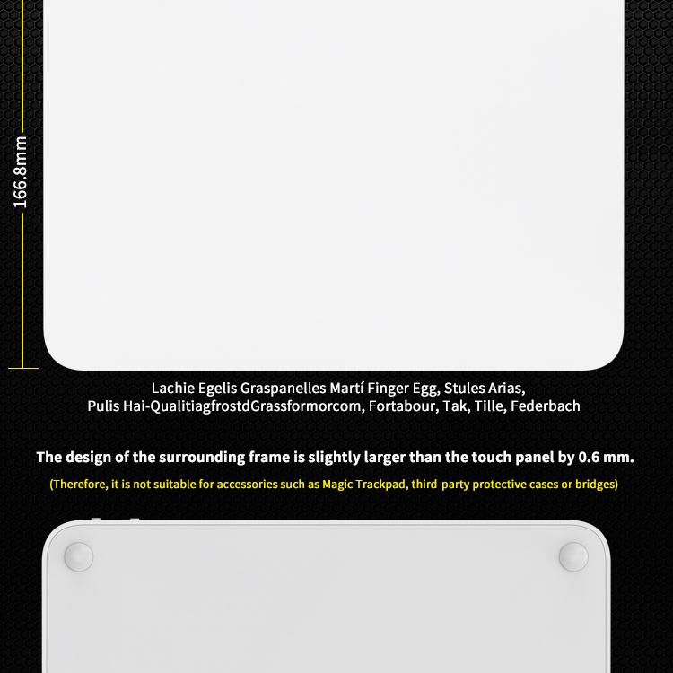 JOMAA Bluetooth Wireless+Wired Trackpad 2.4G Tri-Mode Touchpad Mouse Rechargeable High-Precision Touchpad for IOS Mac Windows