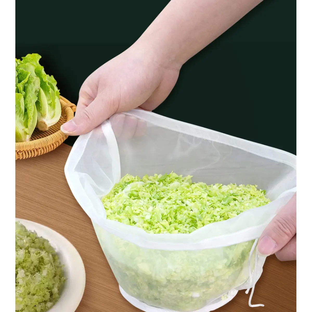 3 Pack S/M/L Bowl-Style Nylon Food Strainers, Reusable Fine Mesh Filter Bags, Flexible Kitchen Tool for Homemade Almond Milk, Juice, Hand Washable
