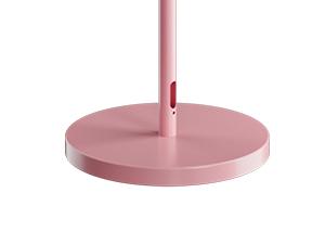 Lightdot Dimmable (Brightness Adjustable) Globe Floor Lamp, Pink Pole Standing Lamps with 3PCS 3000K G9 Bulbs, Mid Century Modern Floor Lamp for Living Room