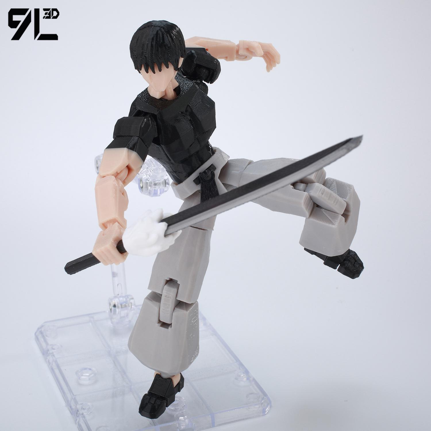 9L3D Printed Jujutsu Kaisen Fushiguro Toji Anime Multi-Jointed Shapeshift Toys Action Figures Mannequin Model Ornaments Gift Toy 9L3D Printed Jujutsu Kaisen Fushiguro Toji Anime Multi-Jointed Shapeshift Toys Action Figures Mannequin Model Ornaments Gift Toy