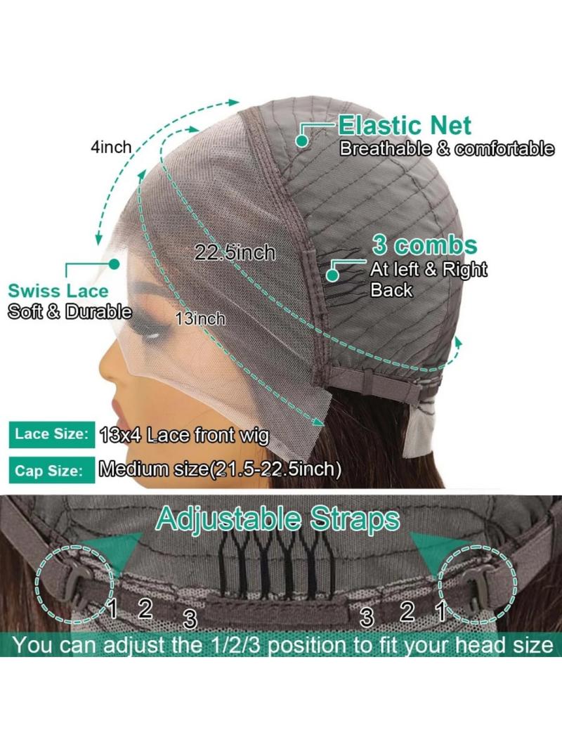 13x4 Lace Front Wigs Human Hair Pixie Cut Wig, Pre Plucked 8 Inch Short Body Wave Bob for Women, Glueless Curly Wig, Curly Short Wigs for Stylish Looks