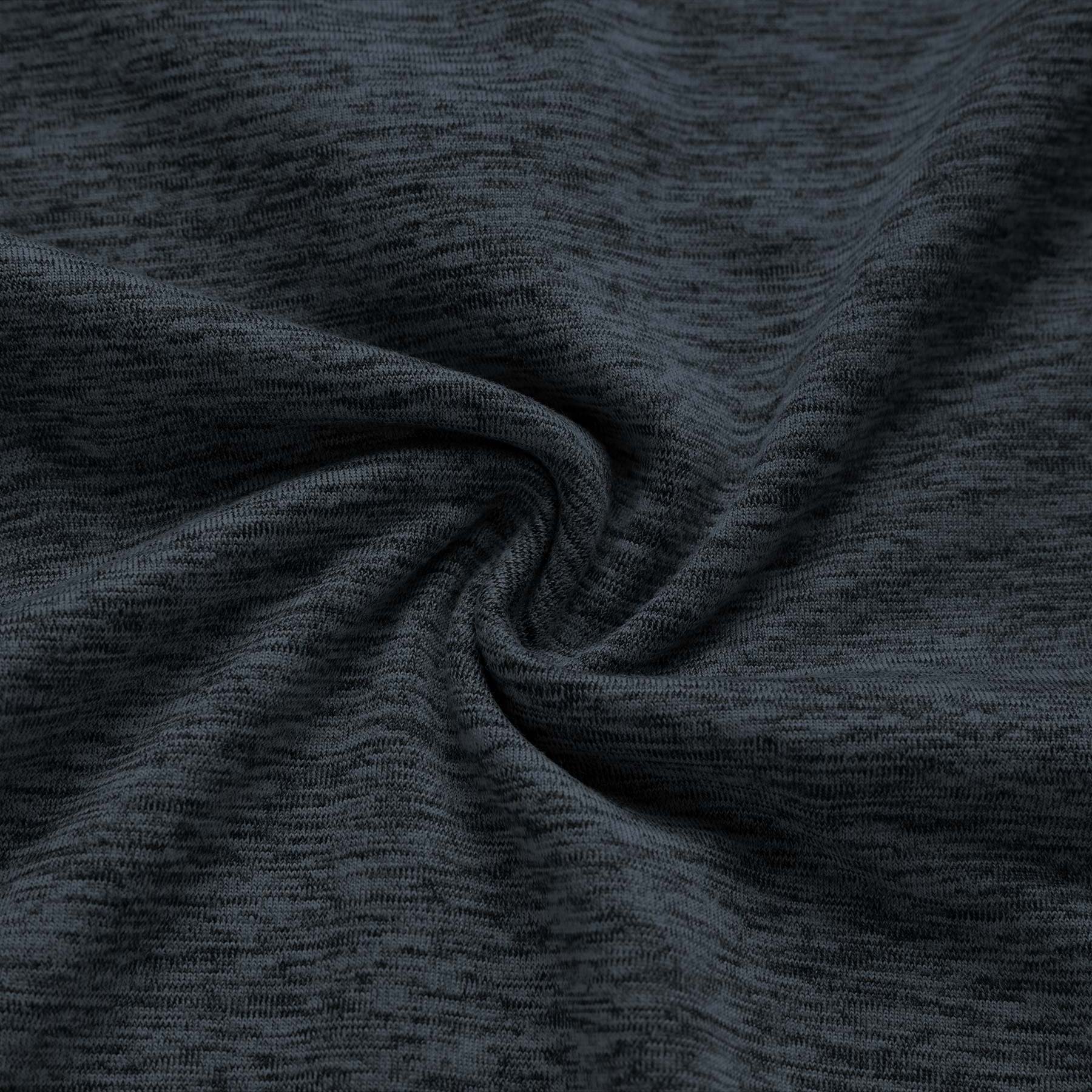 Fioboc Velou Crew Neck Tee, Men's Short Sleeve T-Shirt, Moisture-Wicking, Quick-Dry Athletic Performance Tee for Gym, Running & Workout Sports