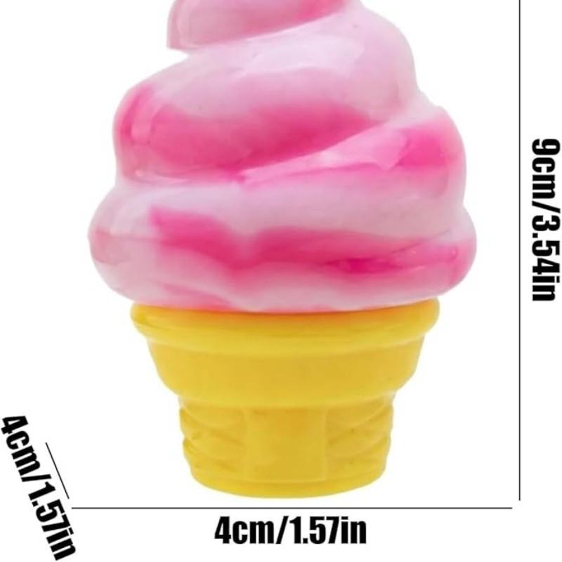 Colorful Ice Cream Gummies, Soft Tpr Squeeze Toy, Perfect for Daily Play and Relaxation, Fun and Engaging Kids' Toy