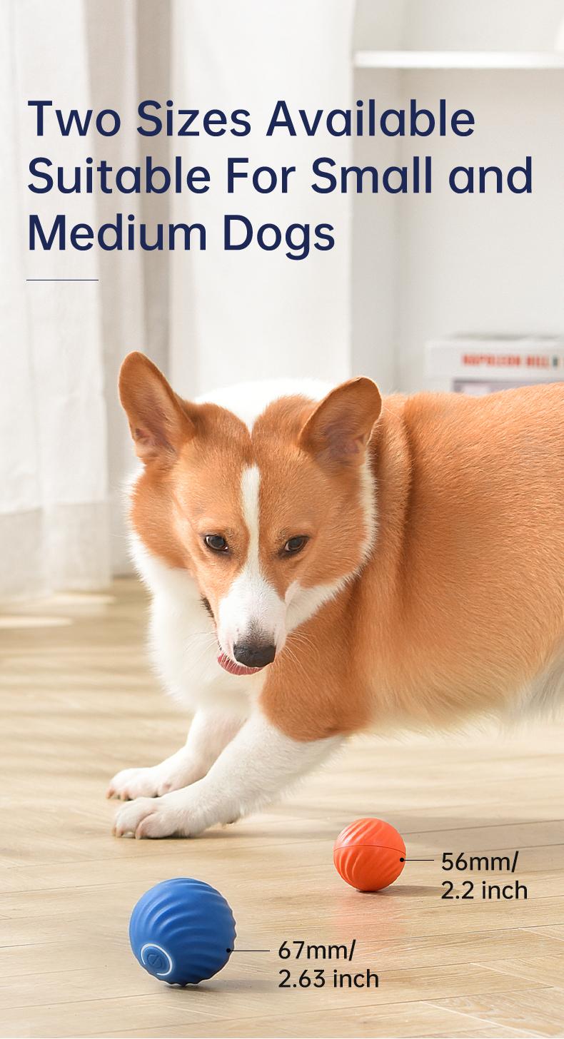 TikTokShopBlackFriday, Petgravity Interactive Dog Toys Dog Bouncing Ball, Dog Jumping Ball, Motion Activated Automatic Bouncing Ball Toys for Small/Medium Dogs, USB Rechargeable Pet Toys