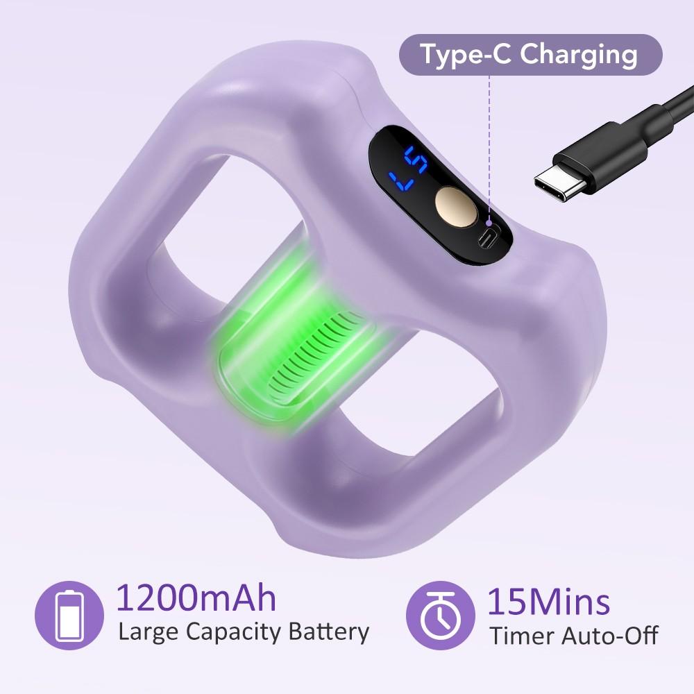 Fascia Ring with 3 Modes 5 Intensity Levels, Full Body Muscle Relaxation Deep Tissue Shaping, Belly Vibration Massager Ideal for Muscle Relax