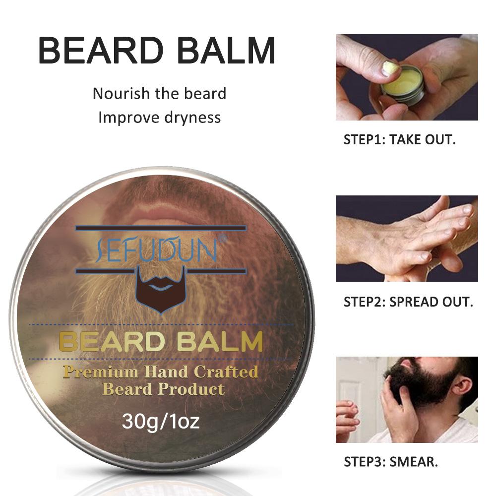 Men's Christmas Beard Care Kit, Beard Care Accessories, 9-Piece Hair Styling Tools Set, Perfect Gift for Men, Festive Holiday Grooming Essentials