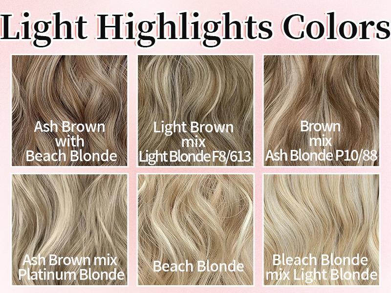 ORSUNCER Hair Clip Extensions Long Wave 4PCS Thick Hairpieces For Women In Synthetic Nature Color To Chestnut Fiber Double Weft Hair Extension Easy To Go