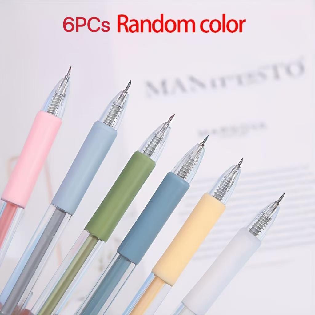 6-Piece Extendable Craft Knife Set, Lightweight Precision Cutting Tool for Paper Card Making & Unboxing, Durable PP Material