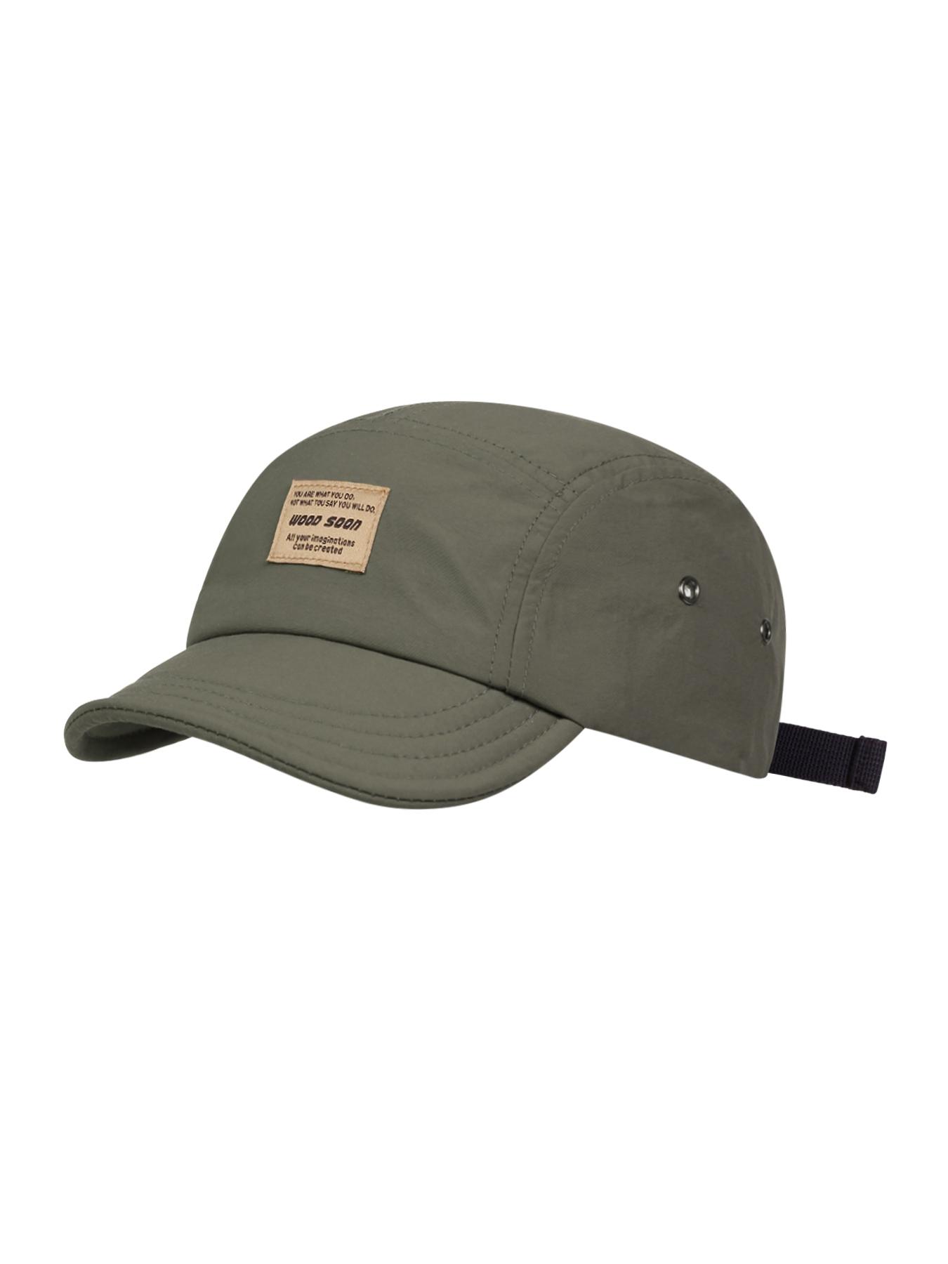 Unisex Wood Soon Quick-Dry Baseball Cap, Adjustable Sun Protection Casual Hat for Spring & Fall, Outdoor Travel Beach Vacation