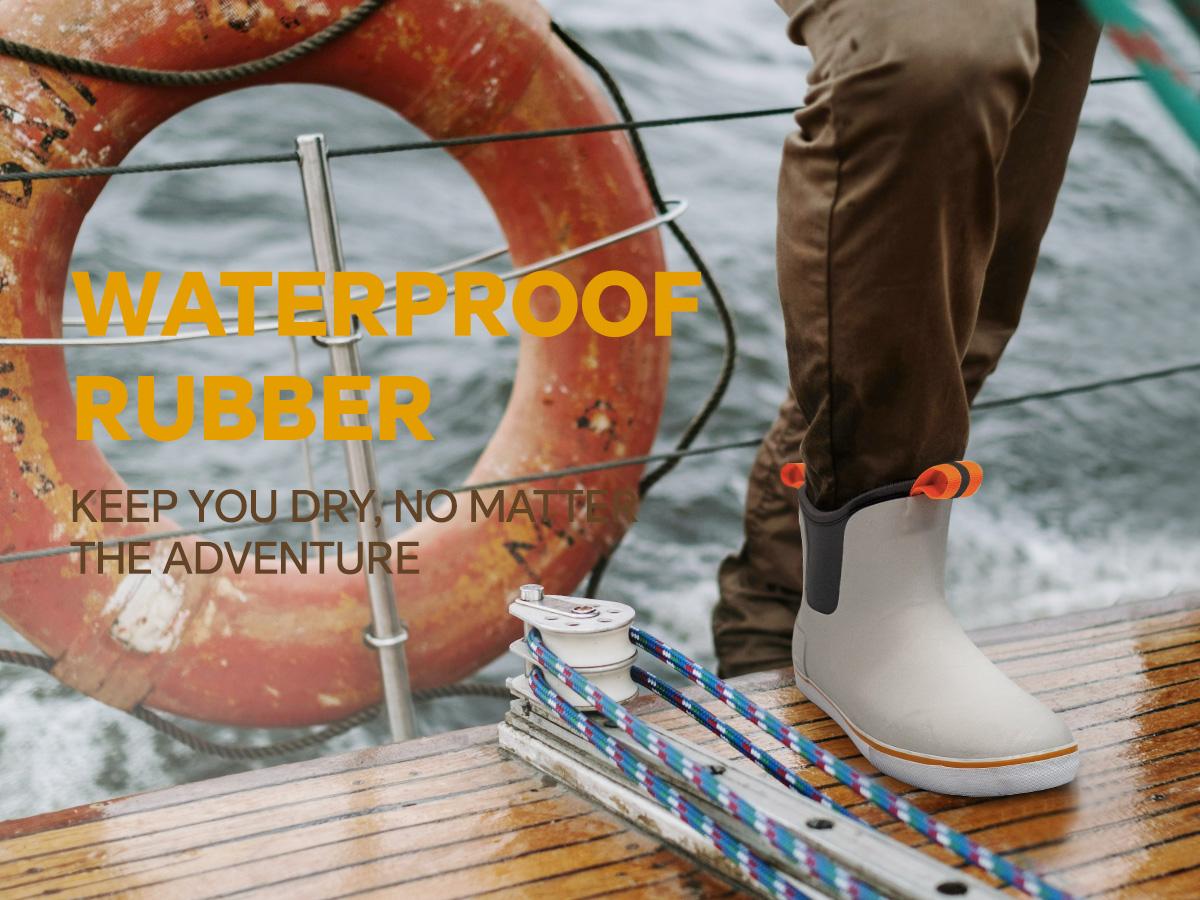 Furuian Men's Deck Boots Fishing Boots Rain boots work shoes Professional Waterproof&Non-Slip Walking Ankle Booties Slip On Neoprene Rubber Footwear Chelsea Boots Men botas para hombre for Gardening Fishing Boating Camping Sailing Fathersdaygift Boy Furuian Men's Deck Boots Fishing Boots Rain boots work shoes Professional Waterproof&Non-Slip Walking Ankle Booties Slip On Neoprene Rubber Footwear Chelsea Boots Men botas para hombre for Gardening Fishing Boating Camping Sailing Fathersdaygift Boy