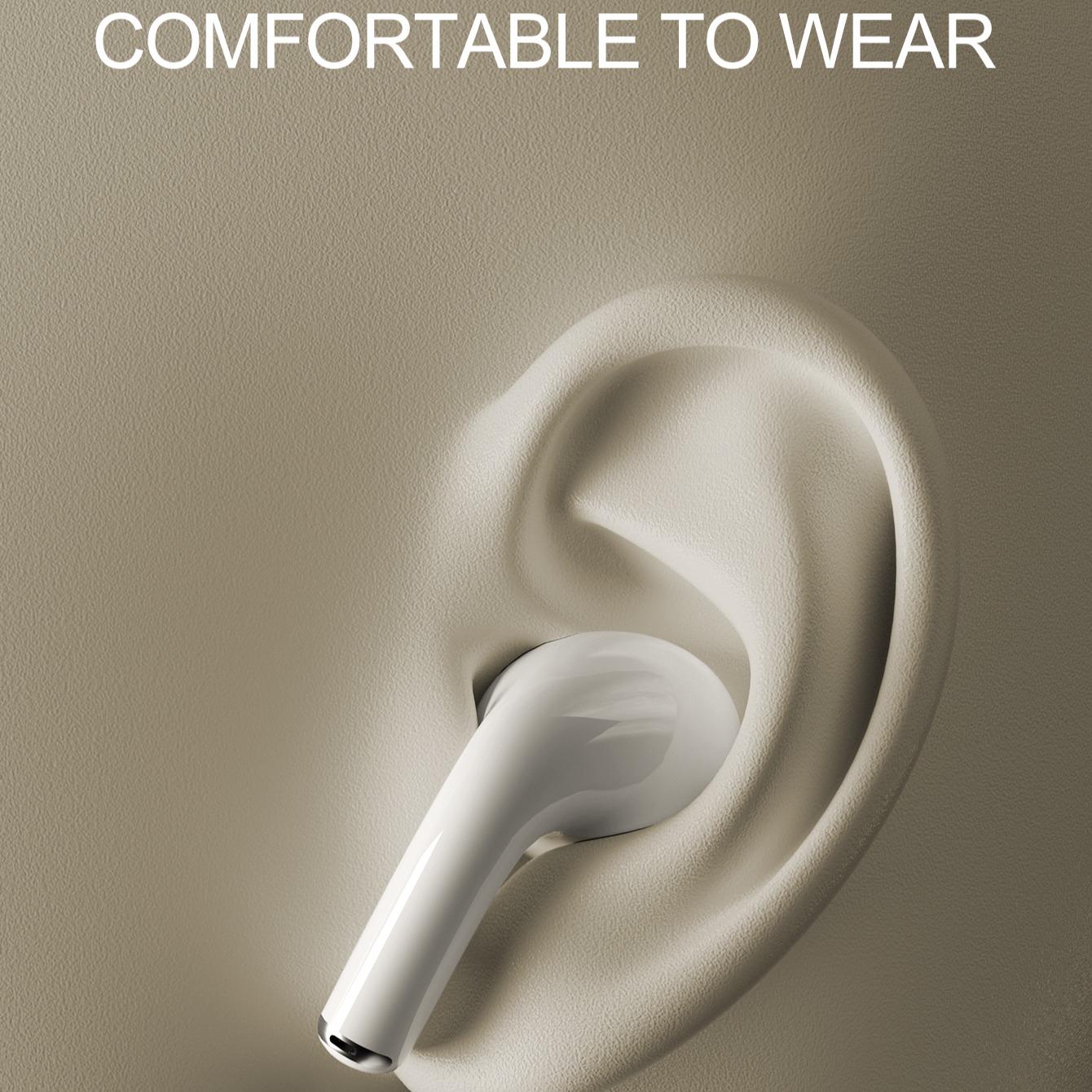 Wireless Earbuds, HiFi Sound Quality, Bluetooth-compatible 5.3, Compatible with Android & AirPods, In-Ear Design, USB PD Charging, Lithium Polymer Battery