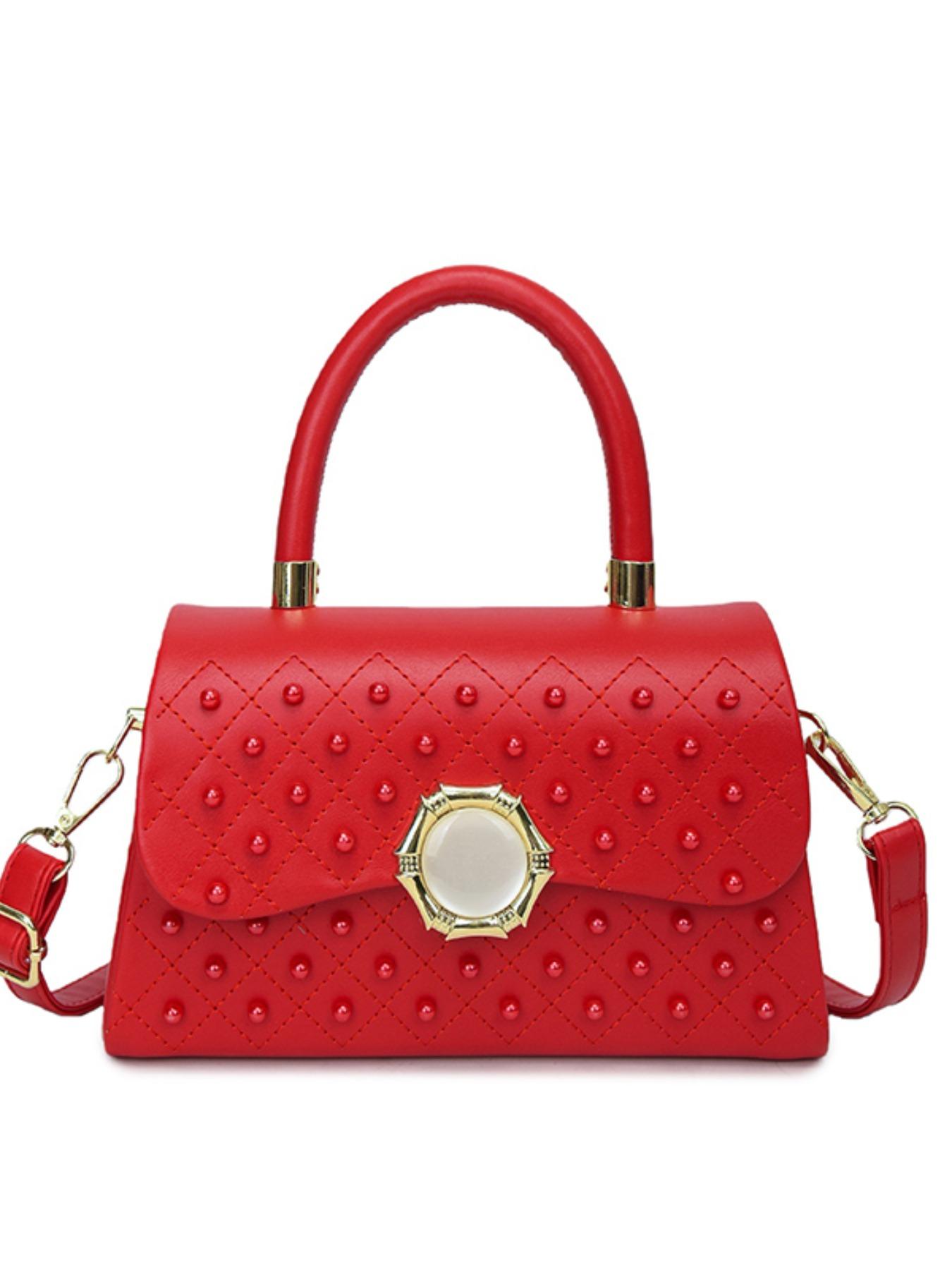 Elegant Single Shoulder Crossbody Handbag, Pure Color High-End Women's Bag, Stylish and Fashionable, Perfect for Daily Use