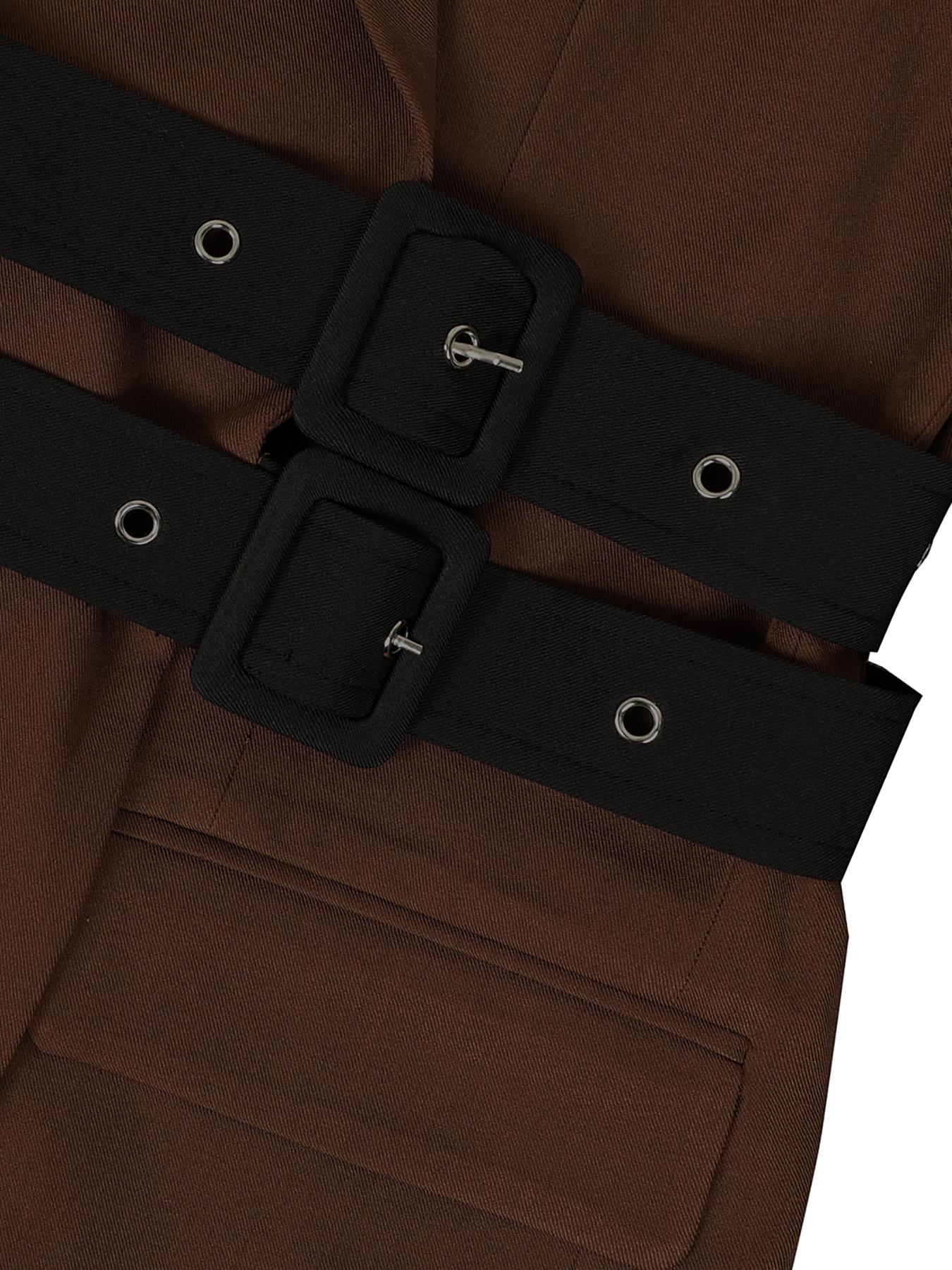 Women's Side Tie Waist Patchwork Long Sleeve Fitted Blazer Jacket, Fall Fashion, Elegant Office Wear, Casual Outerwear, Womenswear