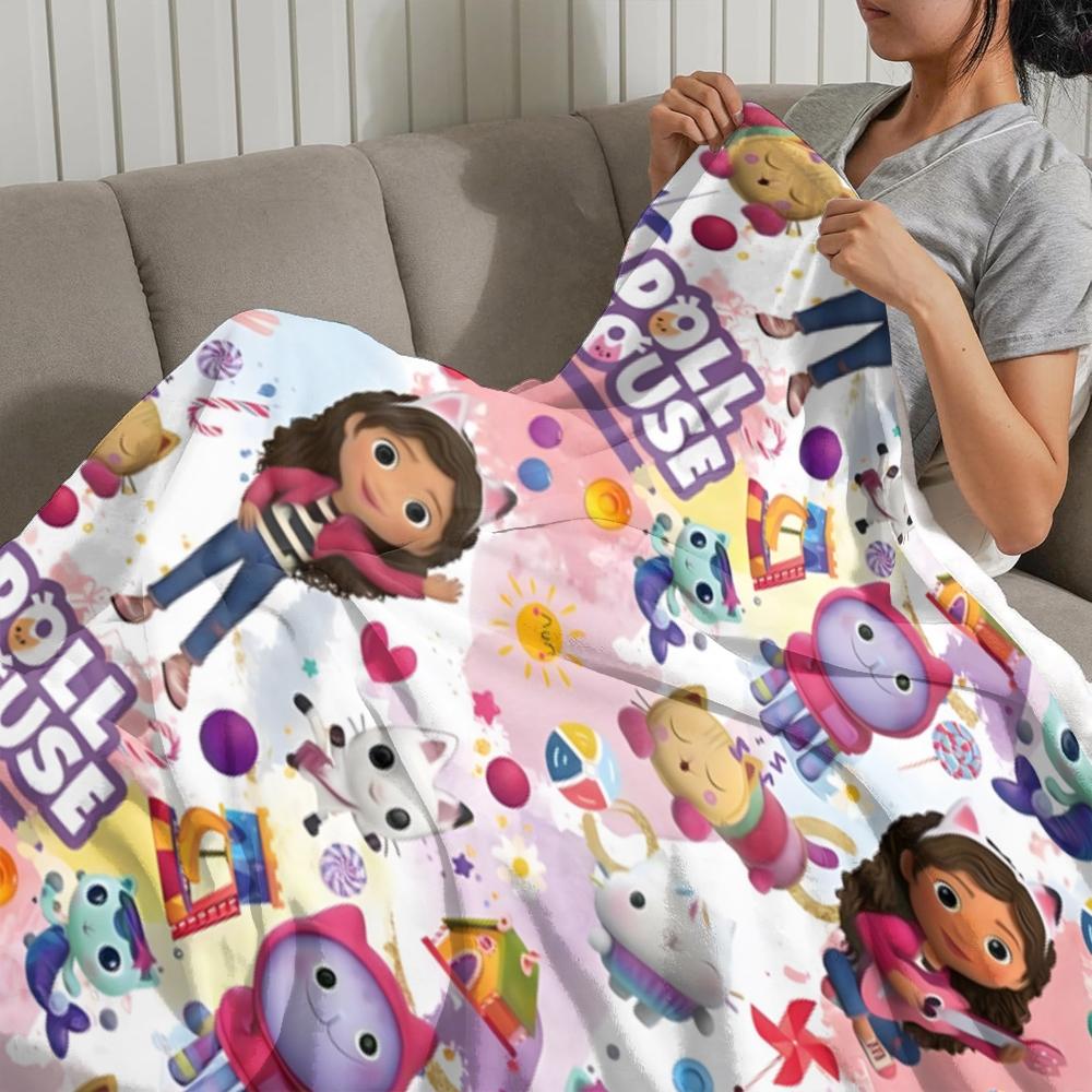 Cartoon Pattern, All-Seasons Ideal Gift for Boys Girls Men Women, Multifunctional Bed Sofa Chair Decor, High-Quality Camping Blanket, Soft Cozy Blanket