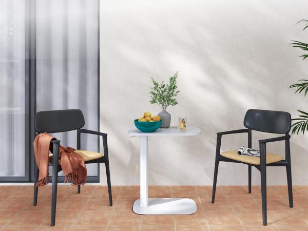 【TikTokShopBlackFriday】FLEXISPOT H8 Pneumatic Standing Desk – Height Adjustable Laptop Desk with Wheels, Small Mobile Sit Stand Table for Home Office, Bedside or Sofa Use