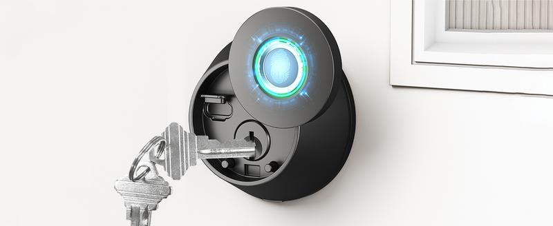 Valentine's Day Gift EUERTE 3th Gen Fingerprint Door Lock with App Smart Deadbolt Auto Lock Easy Install Great For Home Perfect Replacement The Traditional Deadbolt FathersDayGift