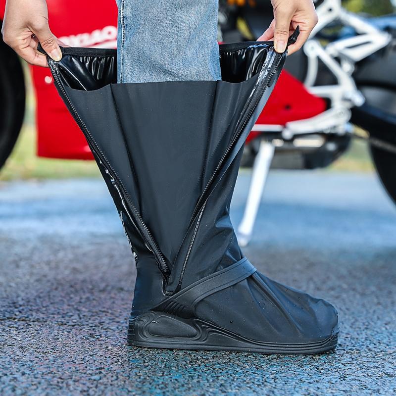 Thick Durable Outdoor High-Top Waterproof Rainproof Shoe Covers/rain Boots, Motorcycle Riding, Outdoor Leisure Fishing, Rainy Day, Rainy Season, Rainy/snowy Hiking, Rain Shoes