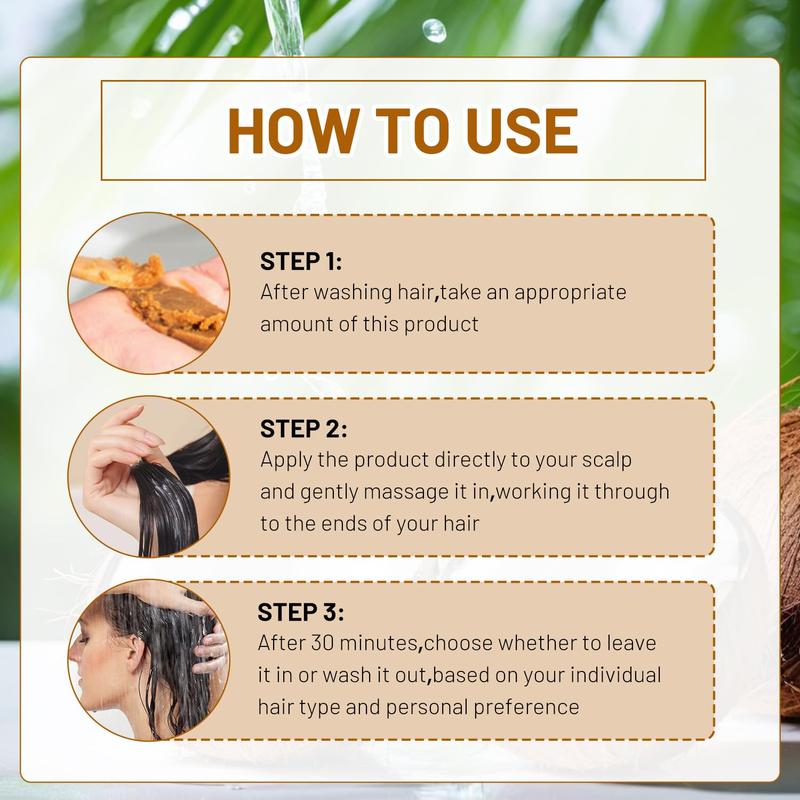 BARUBT 100% Unrefined Batana Oil-Fuller, Thicker Hair for Women&Men, Silky Conditioning, Frizz Control&Color Care