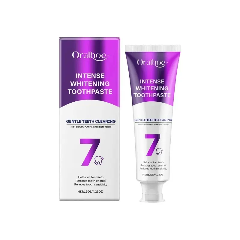 Tooth Stain Cleaning Toothpaste 120g, Gentle Whitening Formula for Stains, Polish Teeth, Promote Oral Health, Teeth Stain Remover, Oral Care Toothpaste