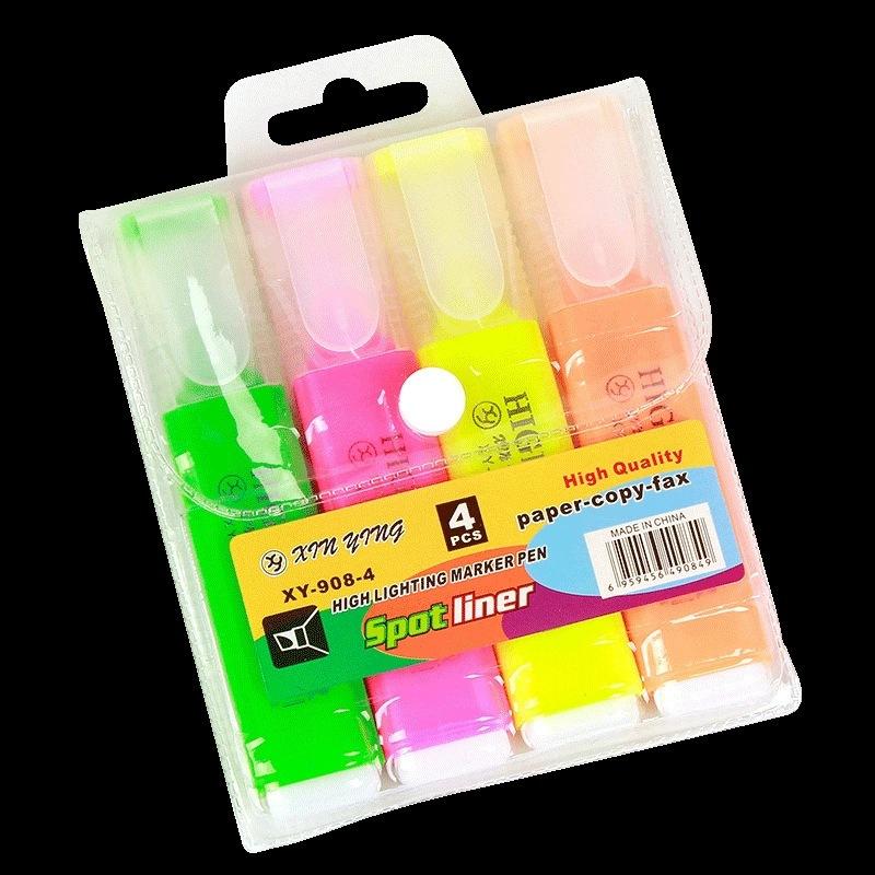Fluorescent Highlighter Pen for Students, Colorful Marking Pen for Primary and Secondary School, Specialized for Handwritten Reports