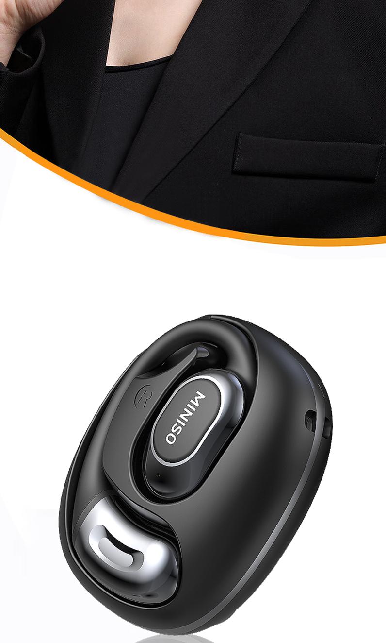 MINISO MS156 Open Ear True Wireless Headphones Long Battery Life HiFi Stereo Sound Wireless Earhooks Headset  Electronic Audio Waterproof Sport Earbuds
