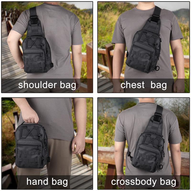 Outdoor Tactical Bag Backpack, Military Sport Bag Pack Cross-body Molle Sling Shoulder Backpack Tactical Bag for Every Day Carry FathersDayGift TikTokShopJumpstartSale Outdoor Tactical Bag Backpack, Military Sport Bag Pack Cross-body Molle Sling Shoulder Backpack Tactical Bag for Every Day Carry FathersDayGift TikTokShopJumpstartSale