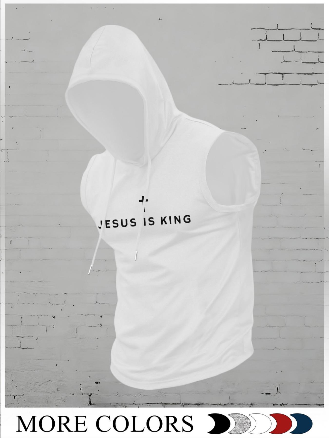 Men's Fashion Hooded, Casual Summer Wear, Athletic Workout Clothing, Moderate Fabric Thickness, Fitted Style, Ideal for Outdoor Activities